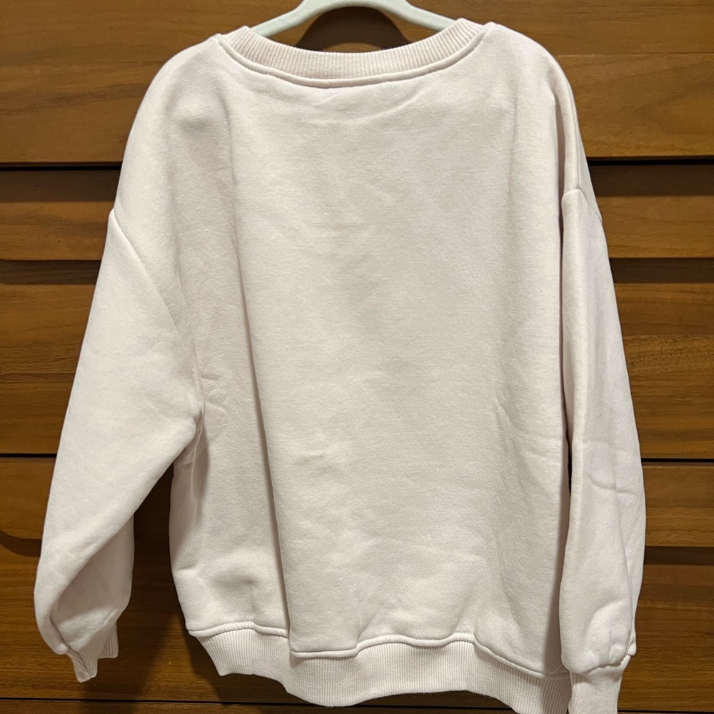 NWOT Zara Pink Cherry Sweatshirt - Picture 4 of 5